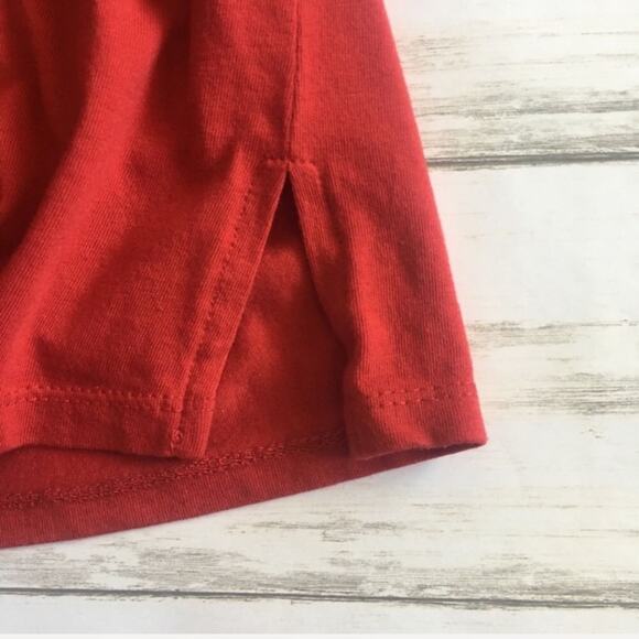 Red Long Sleeve with gold accent on front ties - Picture 10 of 12